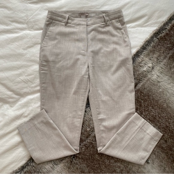 Taupe Straight Leg Dress Pant - Picture 1 of 6